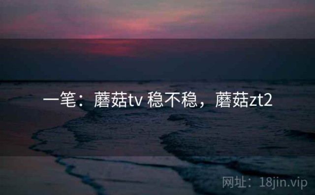 一笔：蘑菇tv 稳不稳，蘑菇zt2