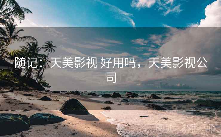 随记：天美影视 好用吗，天美影视公司