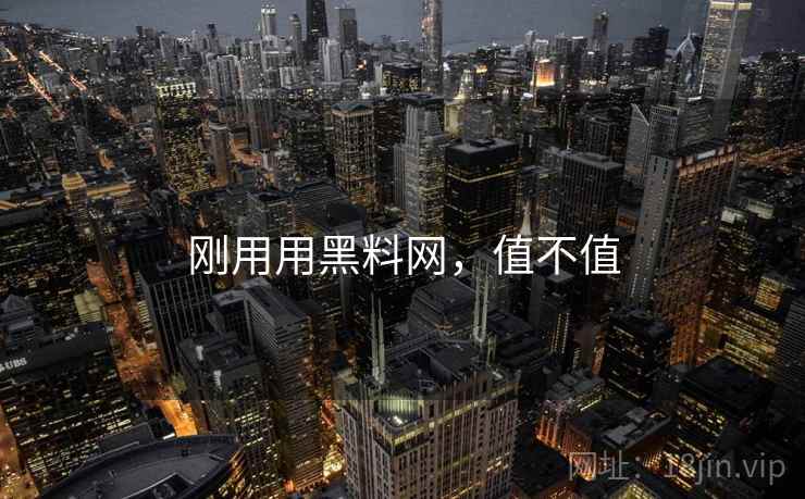 刚用用黑料网，值不值